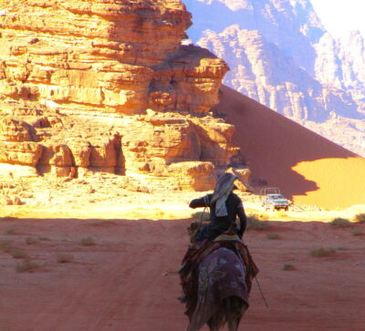 Reiter in Wadi Rum