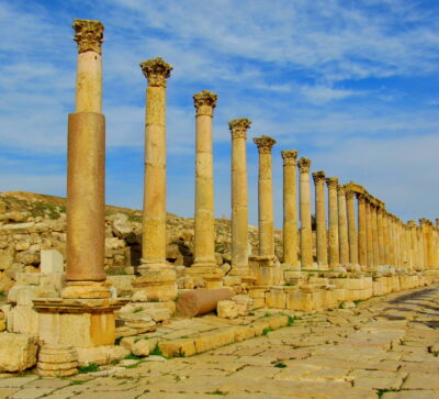 antike Prachtstraße in Jerash