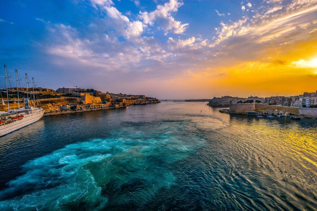 Malta Hafeneinfahrt